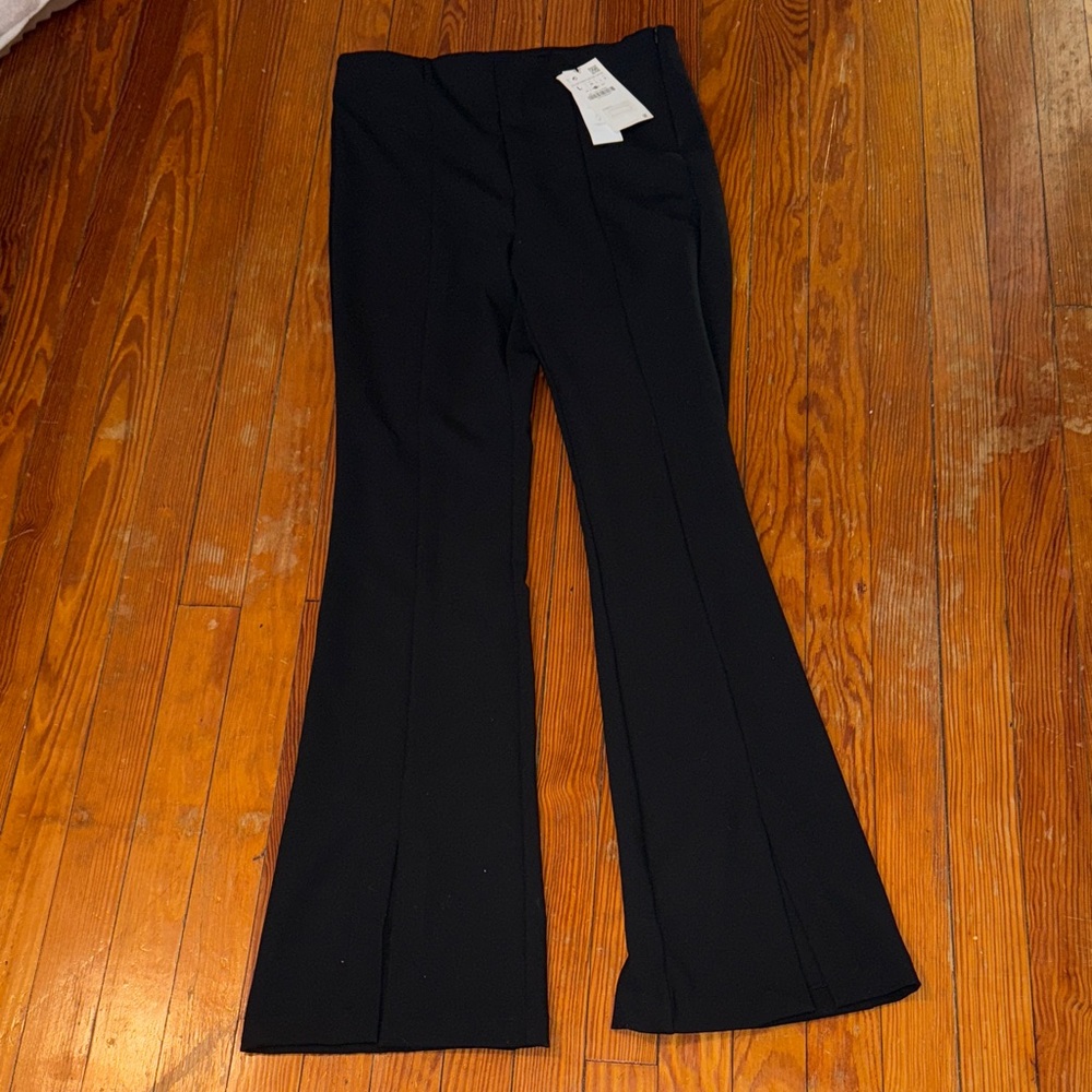 Zara Elegant Black Flare Pants